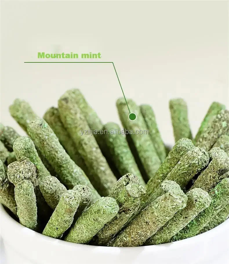 6pcs Natural Matatabi Cat Sticks - Silvervine Chew Toys for Teeth Cleaning, Mint Treats & Pet Playtime