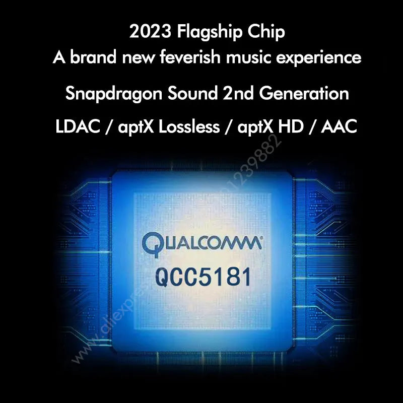 QCC5181 Bluetooth 5.4 Wireless Earphone Module - LDAC aptX Detachable MMCX & 2-Pin Adapter