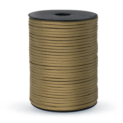 550 Military-Grade 9-Core Paracord Rope - 4mm Outdoor Survival Cord for Camping, Tents & Utility
