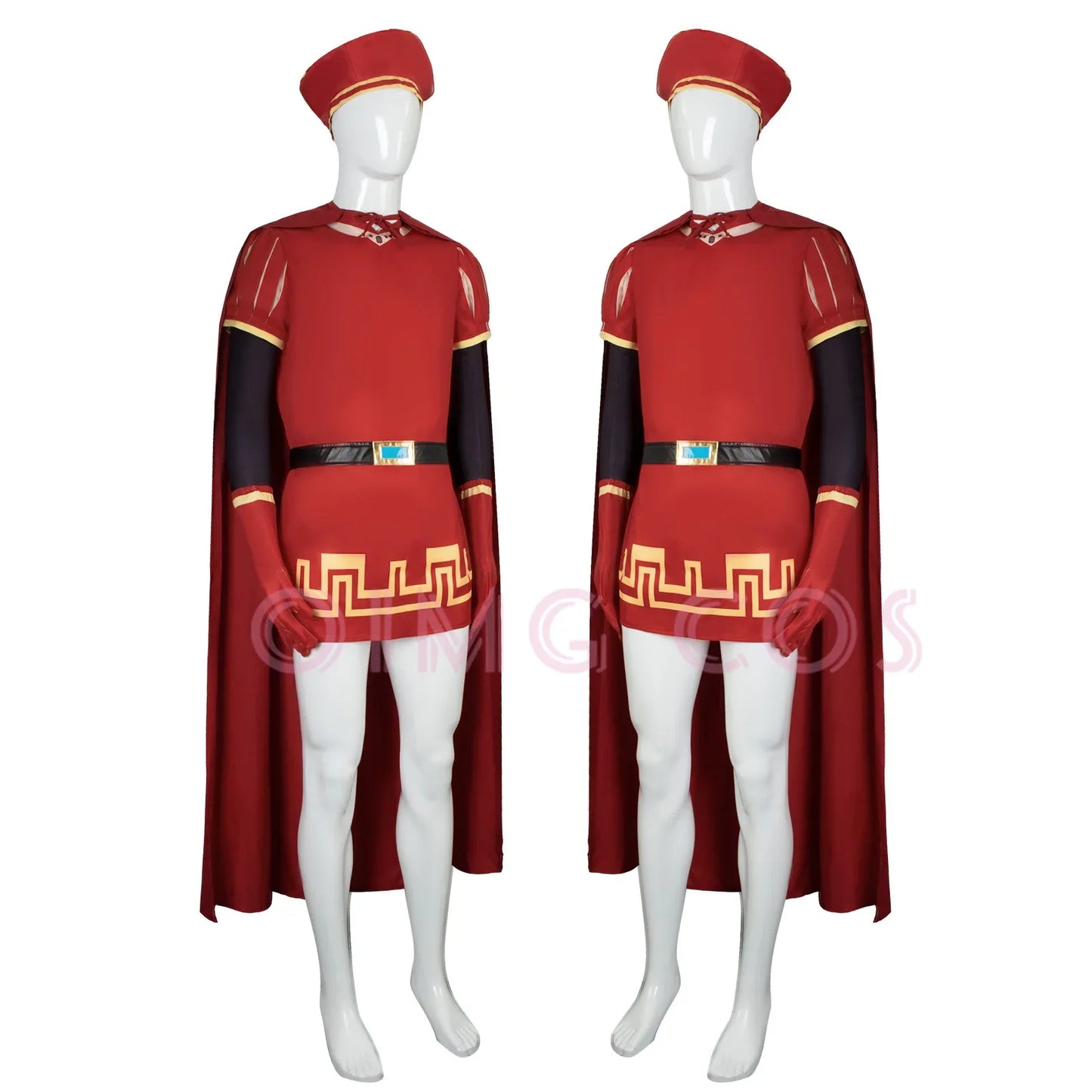 Lord Farquaad Cosplay Costume — Shrek Halloween & Carnival Outfit with Wig for Anime & Role-Playing Parties