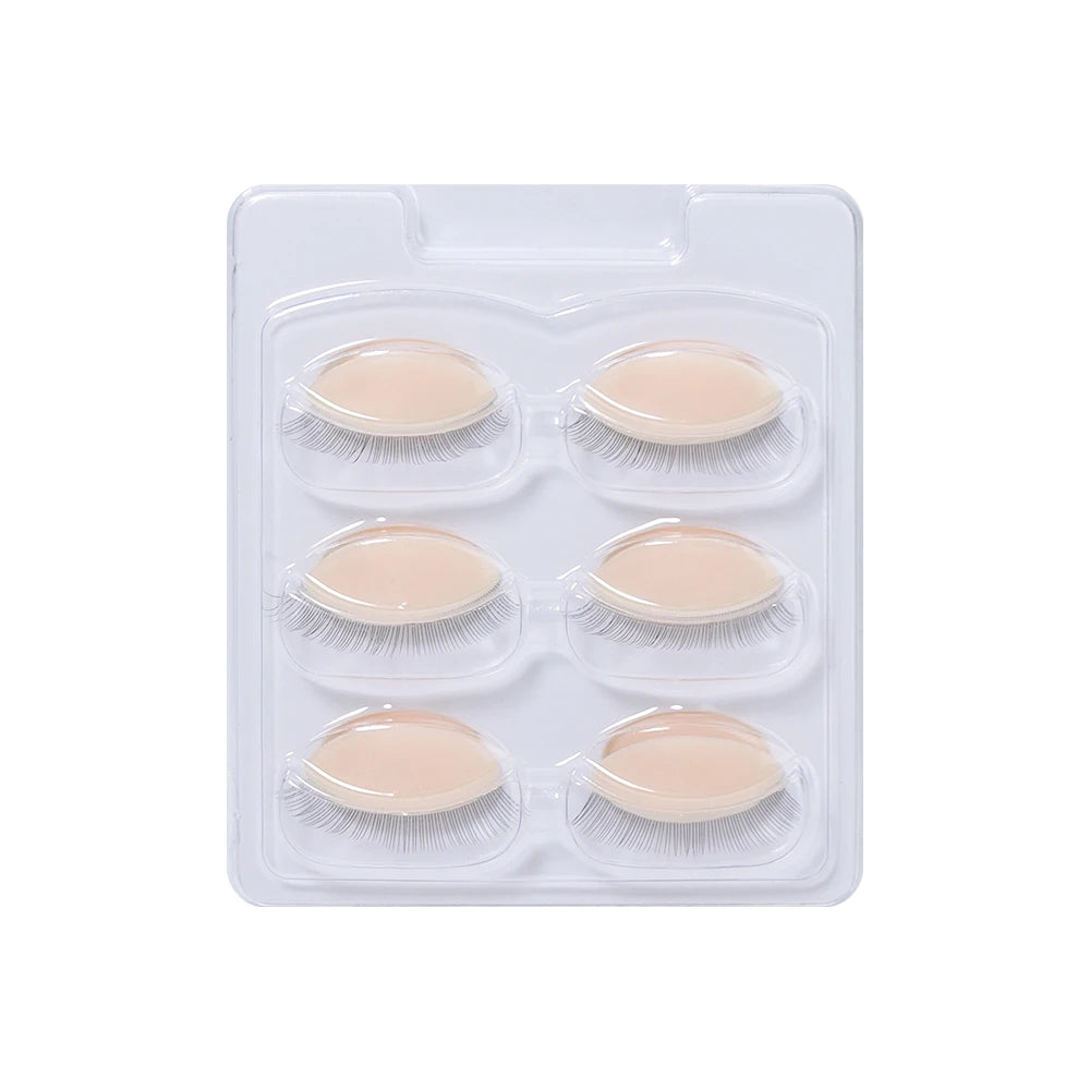 GLAMLASH Mini Lash Practice Training Head – Eyelash Extension Model with Removable Eyelids for Lash Extension Training Tool