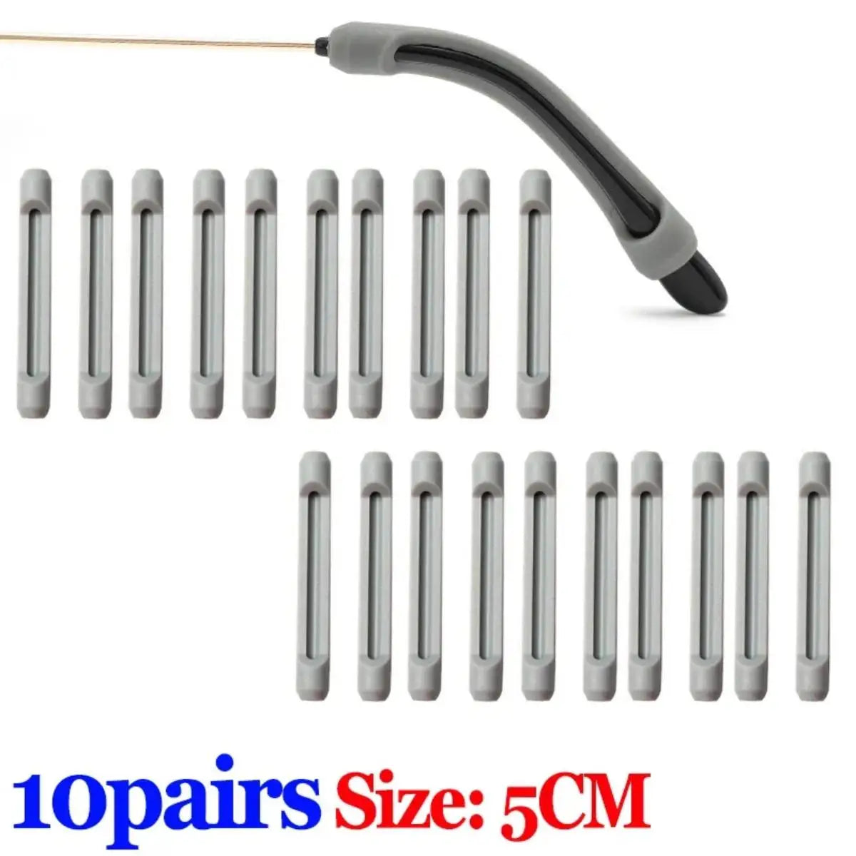 10/20pcs Anti-Slip Silicone Glasses Sleeve – Ear Hook & Frame Brackets for Secure Fit