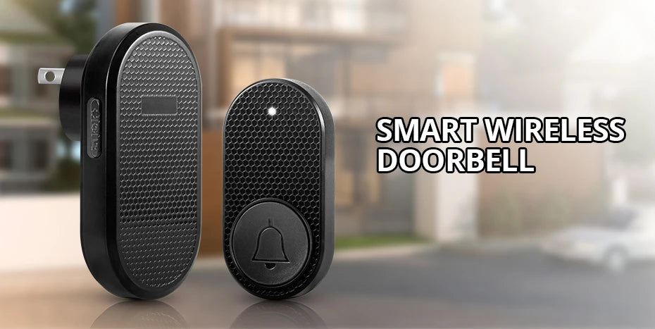 M558 Wireless Smart Doorbell — 32 Songs, 4-Level Volume, Easy Install Home Security Alarm
