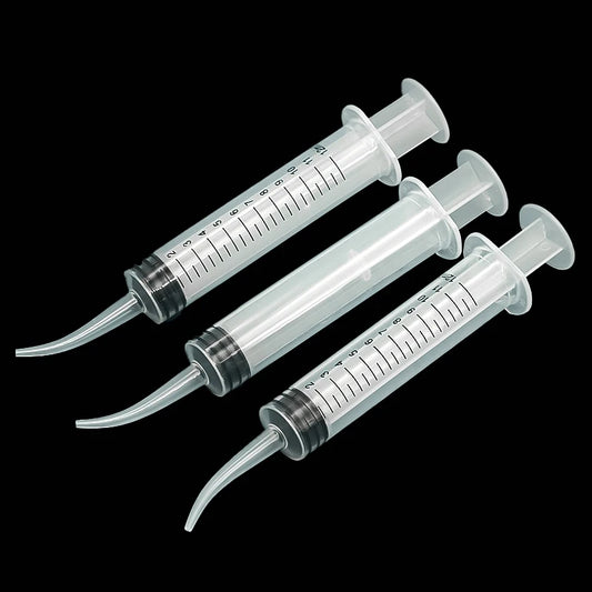 Elbow Syringe Bird Feeding Tool - 12ml Needleless Plastic Medicine Feeder for Pigeon Chick Hand Feeding