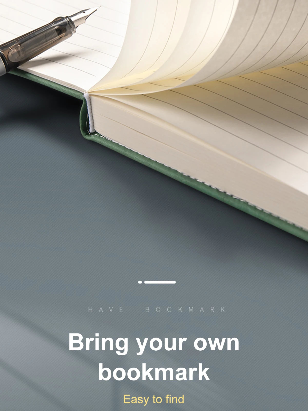 A5 Thickened Deer Head Notebook – Business PU Soft Leather Notepad with Horizontal Lines, School & Office Stationery Supplies