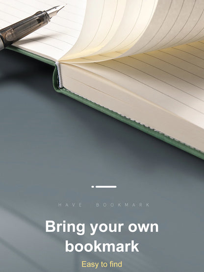 A5 Thickened Deer Head Notebook – Business PU Soft Leather Notepad with Horizontal Lines, School & Office Stationery Supplies