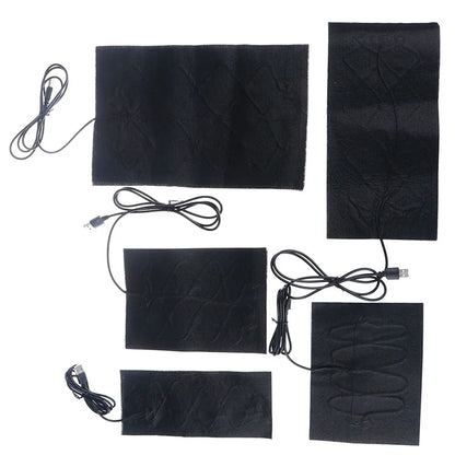 USB Far Infrared High-Temperature Heater – Carbon Fiber Electric Waist & Knee Heating Pad