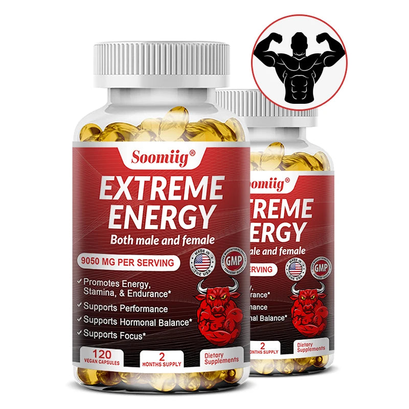 Ginseng Energy Booster – Natural Supplement for Focus, Endurance, Performance & Fatigue Relief