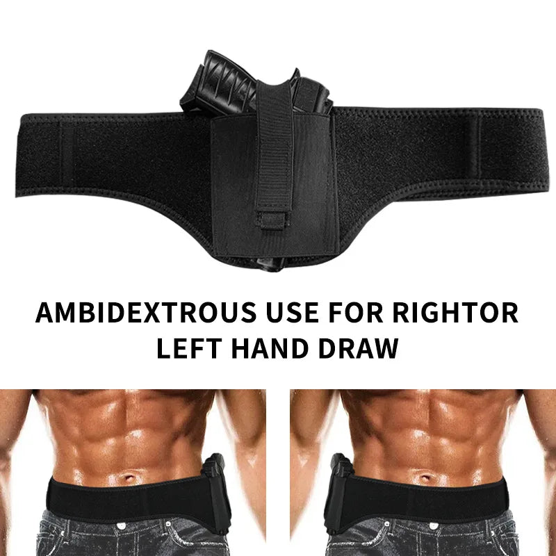 Multifunctional Tactical Belt Gun Holster – Quick Pull Outdoor Training Holster, Diving Material, 1PC