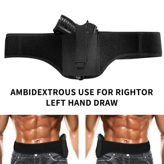Multifunctional Tactical Belt Gun Holster – Quick Pull Outdoor Training Holster, Diving Material, 1PC