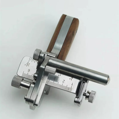 Nattools Manual Belt Cutter - 10–60mm Adjustable Stainless Steel Leather Cutting Tool