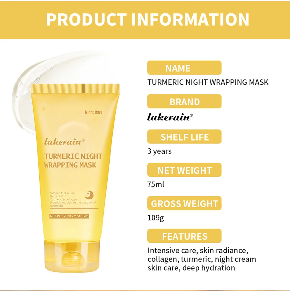 Collagen Jelly Cream – Hydrolyzed Overnight Peel-Off Facial Mask for Hydration & Firming