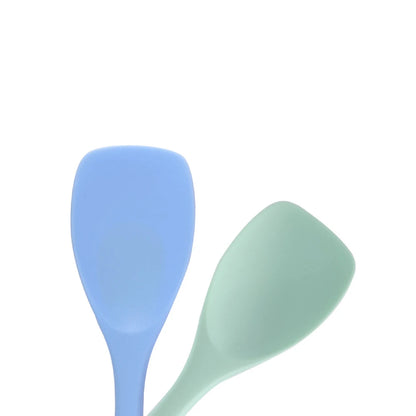 Silicone Flat Head Shovel – All-Inclusive Non-Stick Salad Spoon & Kitchen Spatula Utensil