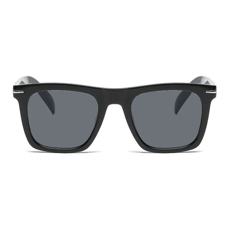 Vintage Square Sunglasses for Men – Classic Retro Gradient Designer Shades