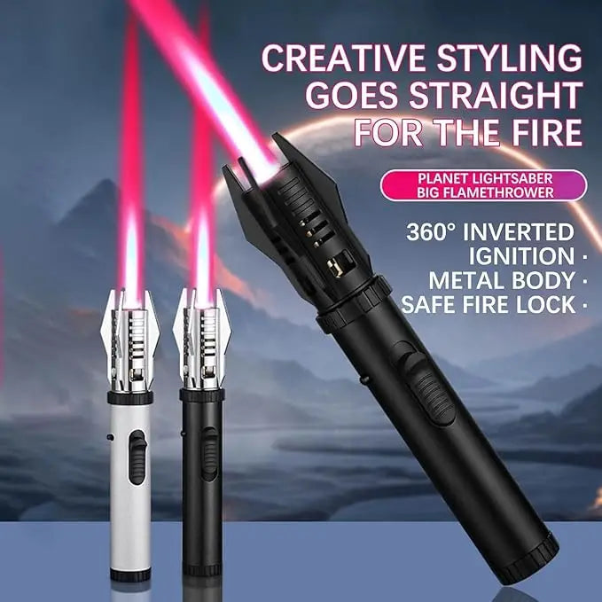Blowtorch Windproof Turbo Torch Lighter — Jet Gas Spray Gun for Kitchen, Cooking, Smoking, Jewelry, Welding, Cigar