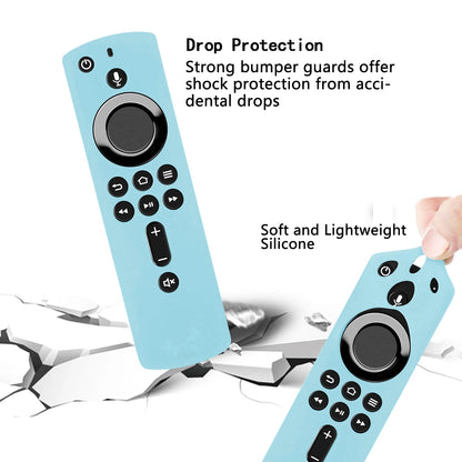 Shockproof Anti-Slip Silicone Case for Amazon Alexa Fire TV Stick Remote Control: Protective Cover for Durable Controller Sheath
