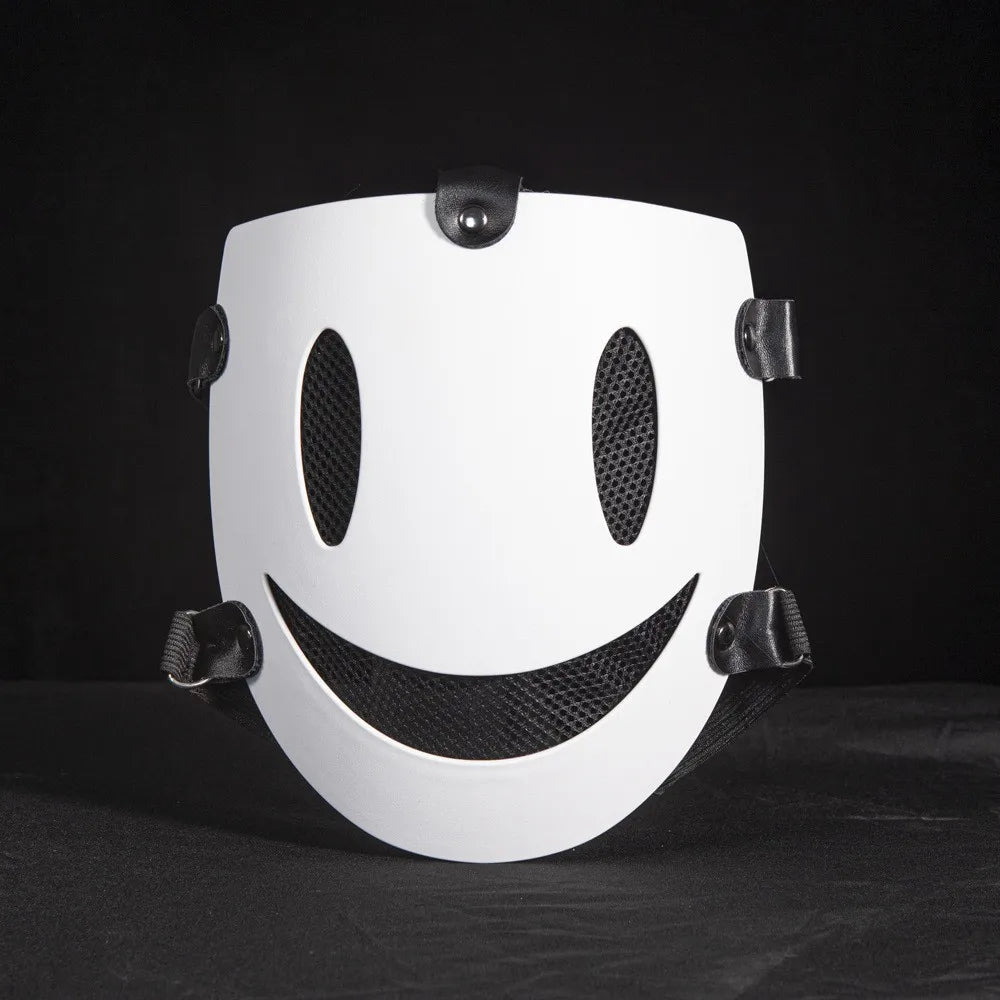 Smile Face Cosplay Party Mask – Anime Costume Accessory for Halloween, Carnival & DIY Party Decorations