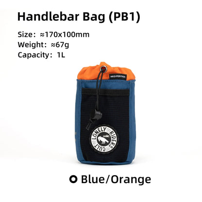 C-HOLD Bike Handlebar Stem Bag — Insulated Water Bottle & Snack Storage Pouch for Touring, Commuting, Bikepacking