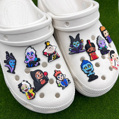 1-12pcs Villain Cartoon Shoe Charms – DIY Accessories for Clogs, Sandals & Kids’ Gifts