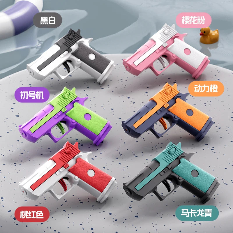 Mini Manual Water Gun – Desert Eagle Pistol Toy for Summer Fun & Outdoor Play, Ideal for Kids and Boys