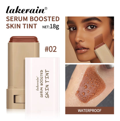 Stick Foundation Balm – Serum-Infused Skin Tint, High-Coverage & Smoothing, Travel-Friendly Bronzer