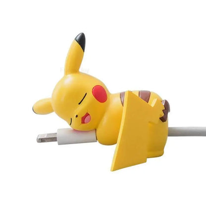 Anime USB Cable Bite Protective Case – Pikachu, Eevee, Jigglypuff Cute Cartoon Figure Charger Cable Cover Gift
