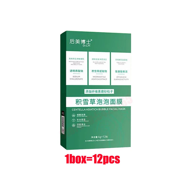 Deep Cleansing Bubble Mask – Hydrating & Purifying Face Mask with Centella Asiatica, Blackhead Removal, Mud Treatment