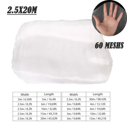 Garden Insect Protection Net – Greenhouse Protective Cover for Flowers, Vegetables, and Fruit Plants