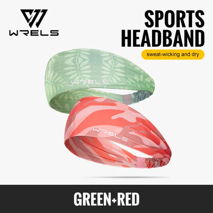 WRELS Moisture-Wicking Sports Headband – Breathable Non-Slip Sweatband for Running, Gym & Fitness (Men & Women)