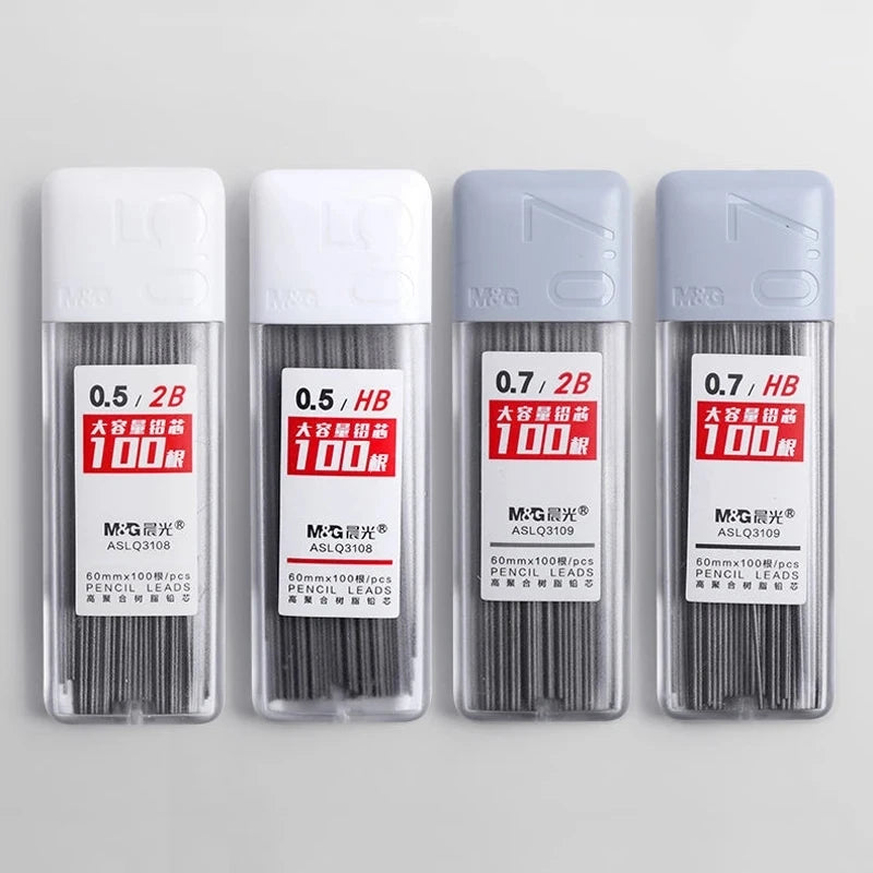 2Box 2B/HB Mechanical Pencil Leads 0.5/0.7mm | Automatic Pencil Core Refills | Student Writing Painting Office School Supplies