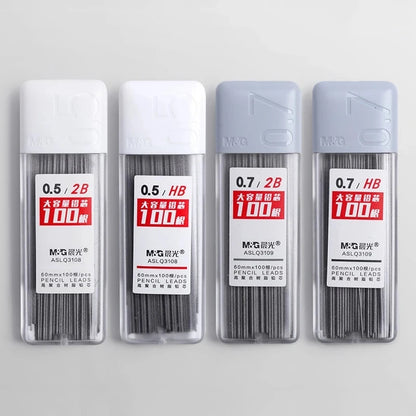2Box 2B/HB Mechanical Pencil Leads 0.5/0.7mm | Automatic Pencil Core Refills | Student Writing Painting Office School Supplies