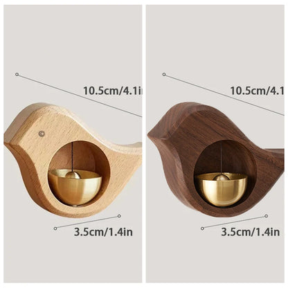 Wooden Landscape Door Bell – Magnetic Wind Chime for Home Entrance Alert & Decor