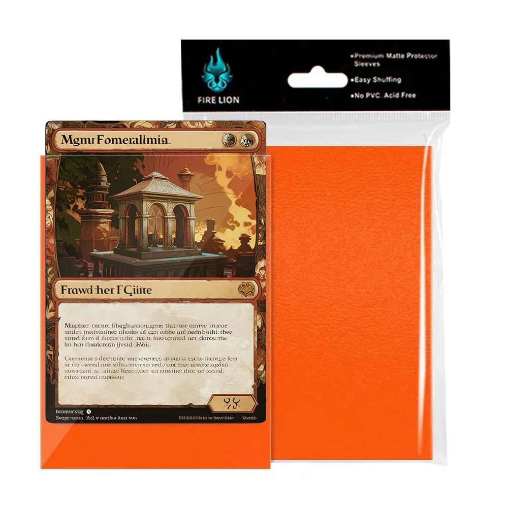 100Pcs 66×91mm Trading Card Sleeves - Soft Penny Sleeves for MTG, Yu-Gi-Oh! & Baseball Cards