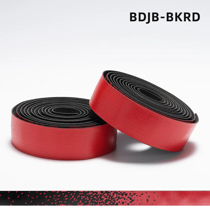 ROCKBROS Bicycle Handlebar Tape – Non-Slip Shock-Absorbing Curved Bar Straps for Road Bikes