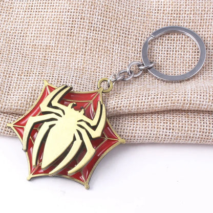 Rotatable Spider Blade Keychain - Creative Cosplay Backpack Charm for Men & Women