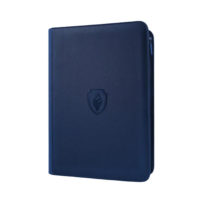 9-Pocket Zipper Card Binder - 360 Trading Card Holder Book, Premium PU Cover, Durable Side Loading Card Binder