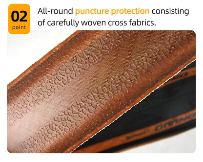 Continental Grand Prix Road Bicycle Tire – 700C Folding Clincher, Tubeless & Tube Options