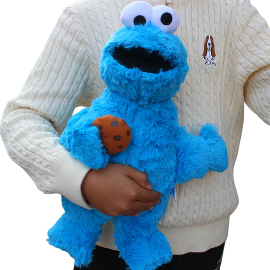 35cm Cookie Monster Plush Toy - Soft Stuffed Educational Toy for Children