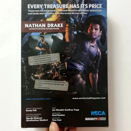 NECA Uncharted 4 Nathan Drake Action Figure – Collectible Toy Model, Creative Gift for Kids