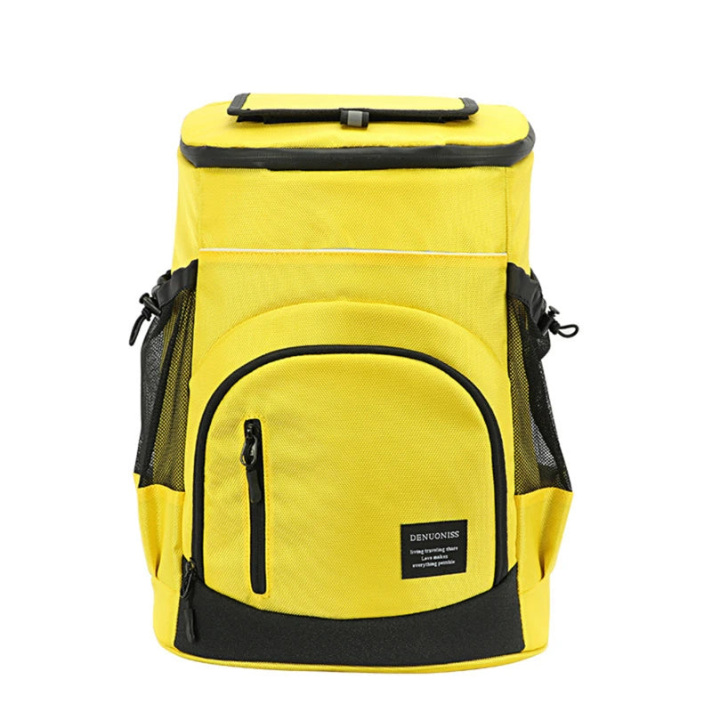 30L Insulated Cooler Backpack - Soft Thermal Food & Beverage Bag for Beach, Travel, Camping & Outdoor Use