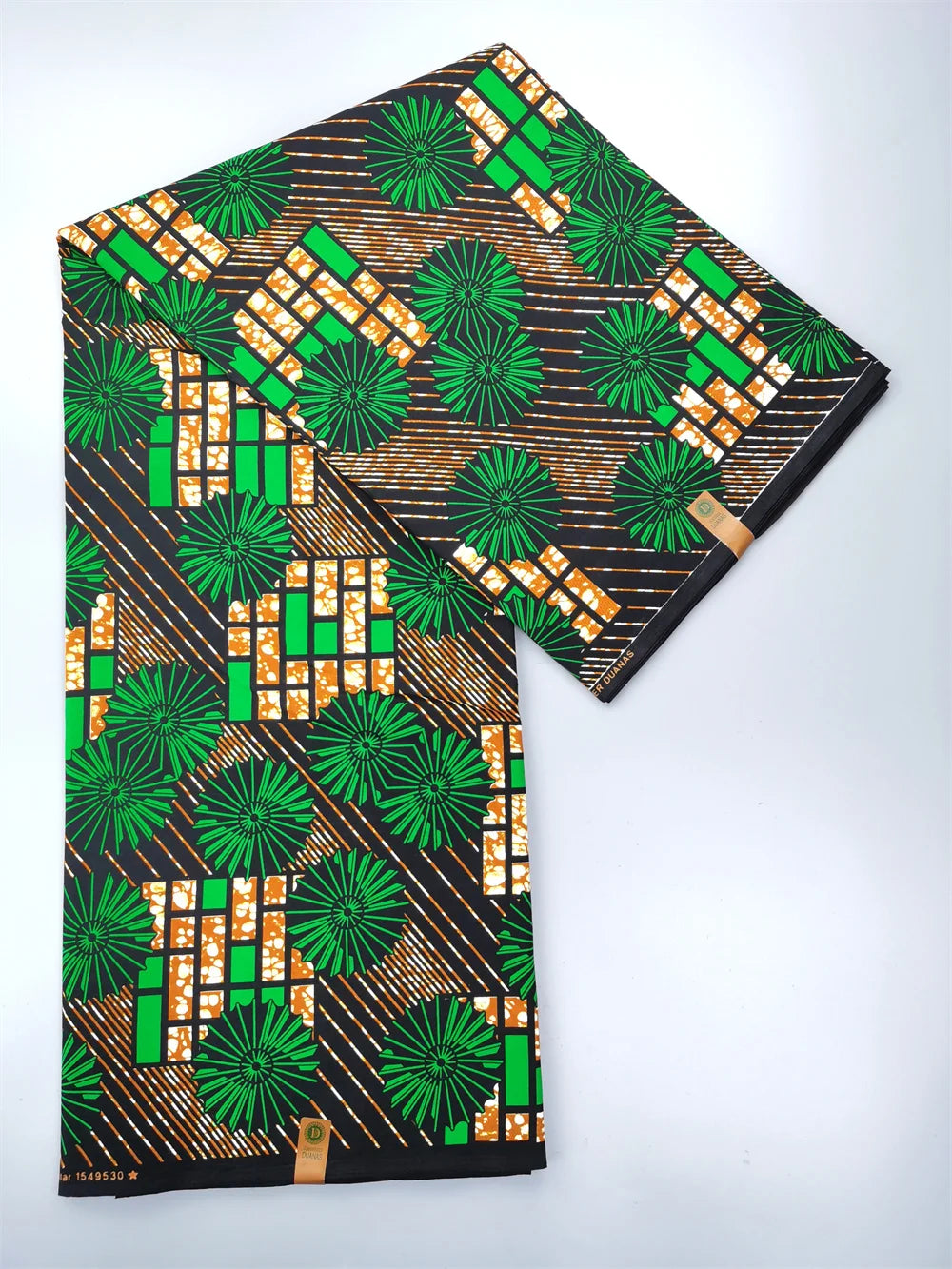African Ankara Wax Print Fabric - 100% Cotton Nigerian Designer Pagne for Sewing & DIY Party Dresses
