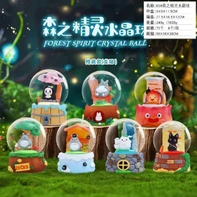 Hayao Miyazaki Totoro Anime Blind Box – Creative Wind Elf Glowing Night Light Figure for Home Decor & Birthday Gift