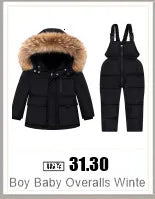 Children’s Winter Clothing Set – Baby Down Jacket Parka & Thick Snowsuit for Boys and Girls