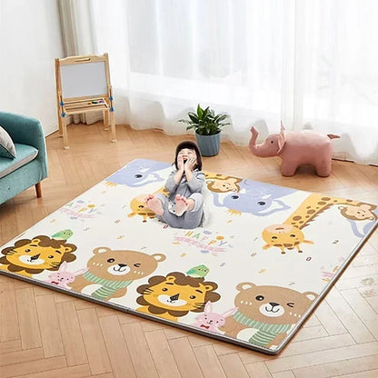 Baby Crawling Play Mat - Non-Toxic EPE Foam Safety Rug, 1cm Thickness, Two Thickness Options and Five Sizes for Kids’ Play Areas