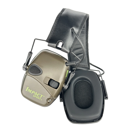Earmuffs Active Noise-Reduction Headphones — Electronic Hearing Protection for Shooting & Hunting with Carry Case