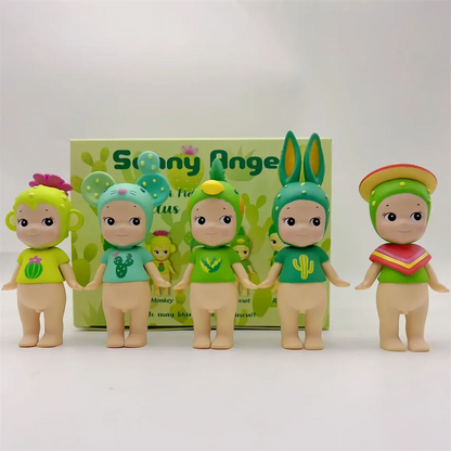 Sonny Angel Mini Figure Cactus Series — Mystery Blind Box Toy Doll, Lucky Mascot, Handmade Christmas Gift