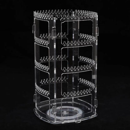 Rotating Jewelry Display Rack – Ear Clips, Earrings & Necklace Organizer Stand