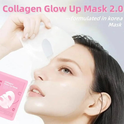 Bio Collagen Overnight Face Mask - 4-Piece Set for Nourishing, Brightening & Smoothing Skin