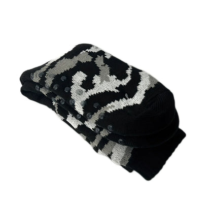 Men’s Fluffy Thermal Winter Socks – Soft Non-Slip Fleece Plush Grip Slipper Socks, Christmas Gift