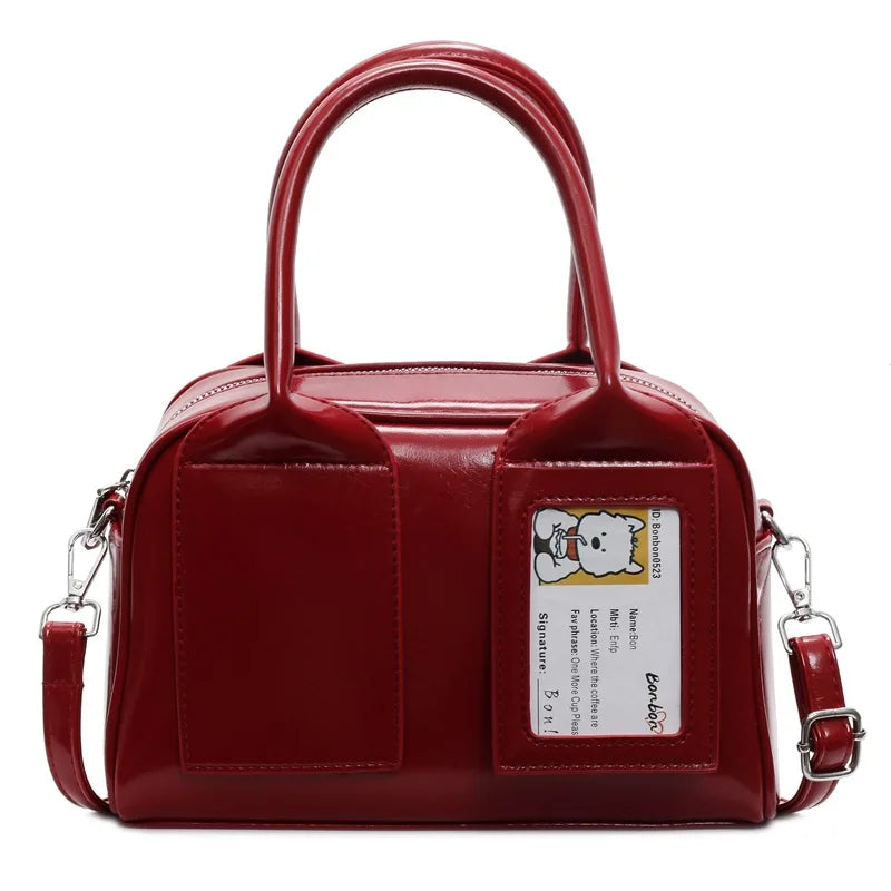 2025 Y2K Harajuku Shoulder Bag - Style Transparent Ita Crossbody Handbag for Women Japanese Fashion Trend Purse